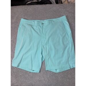 PGA Tour Men's Golf Shorts‎ Size 38 Lightweight Flat Front Aqua